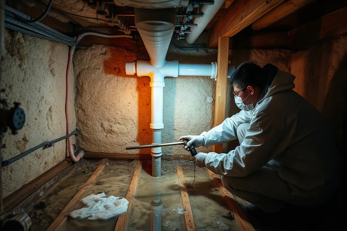 Burst Pipe in a Crawl Space: Damage, Access, and Repair Options