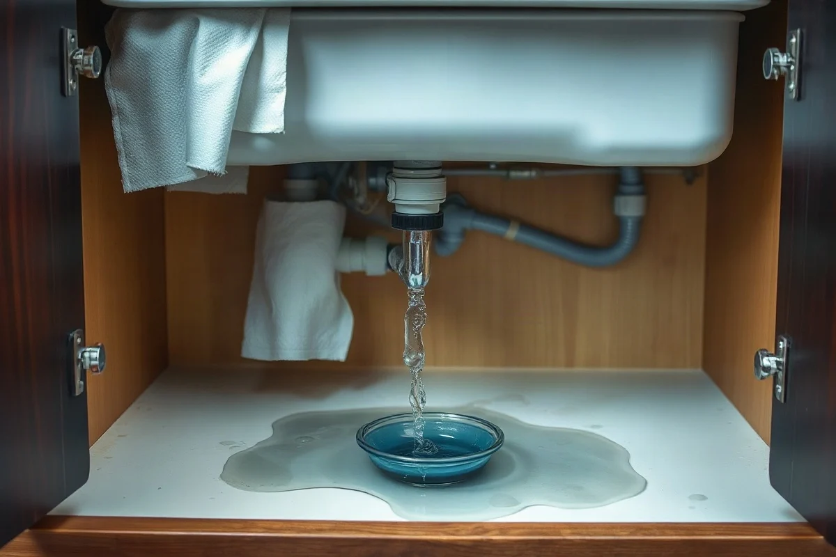 Why Is Water Pooling Under My Kitchen Sink?