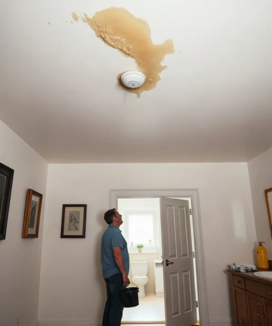Ceiling Water Stains: How to Trace the Leak Source