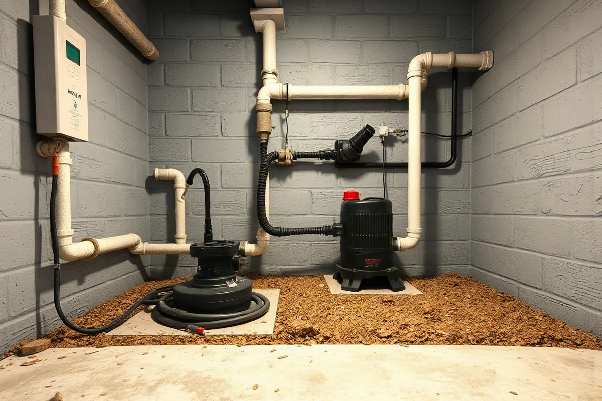 Primary Sump Pump or Backup System for a Finished Basement