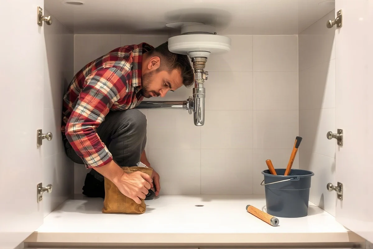 How Plumbers Clear a Clogged Bathroom Vanity Drain