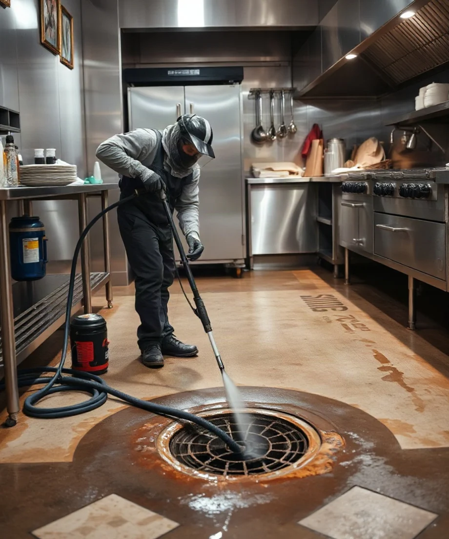 Hydro Jetting for Restaurant Floor Drains