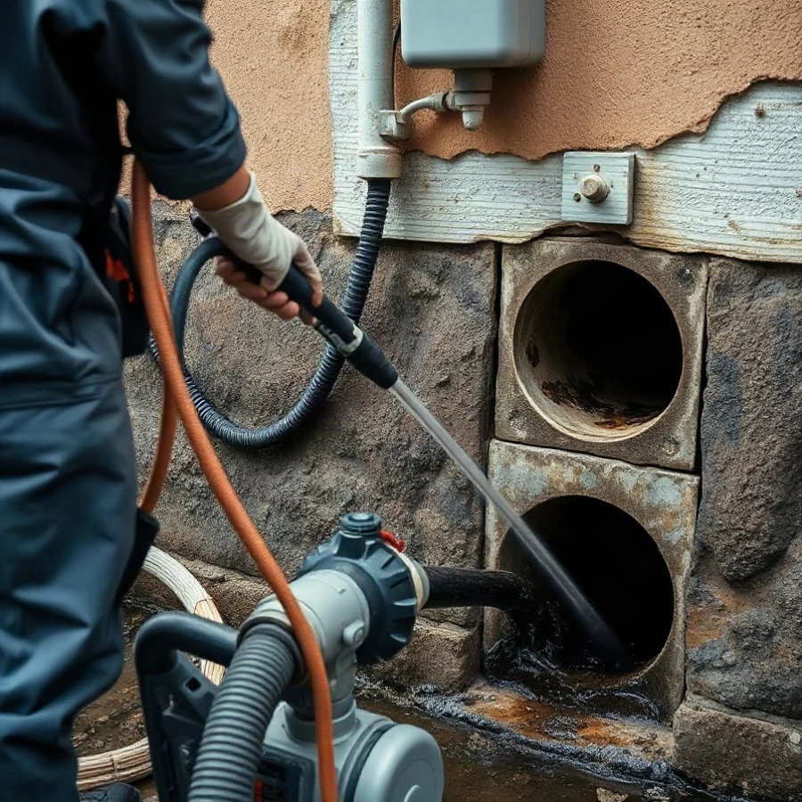 Hydro Jetting for Sludge in Drain Pipes