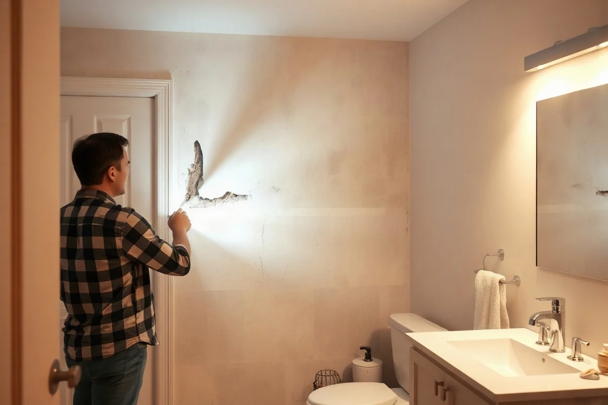 How to Find a Hidden Water Leak Behind a Wall