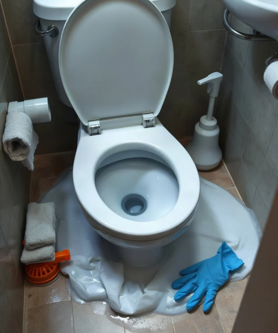 Toilet Overflowed Onto the Floor: What Should I Do First?