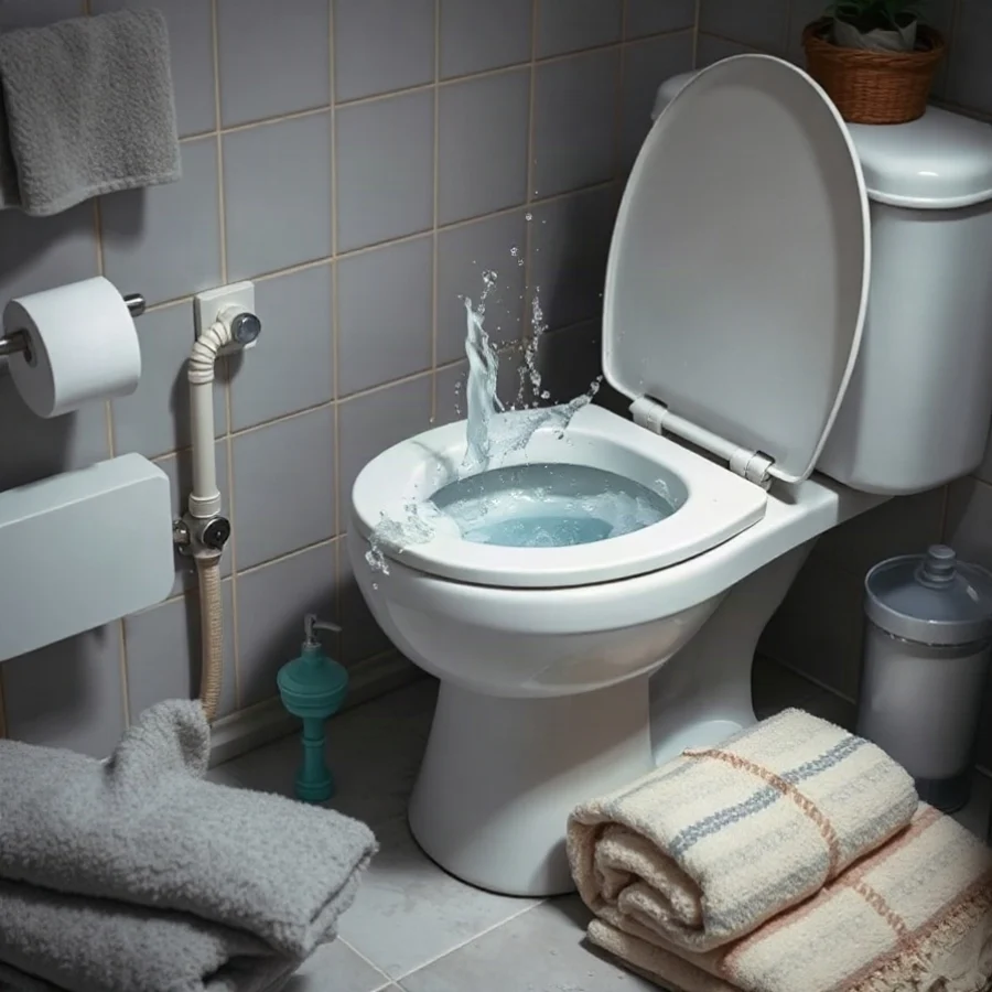 Toilet Won’t Drain and Water Keeps Rising: What Does It Mean?