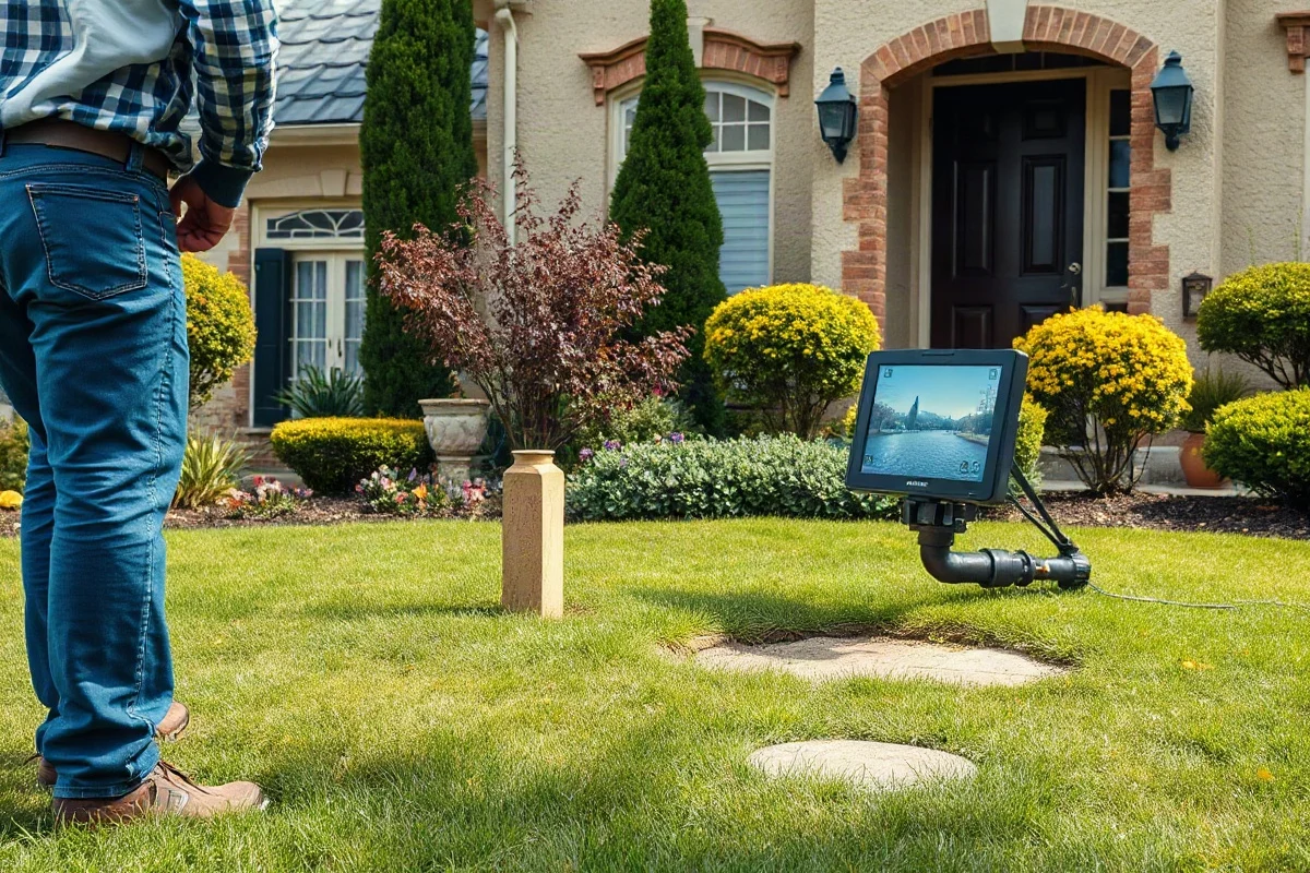 A Sewer Camera Inspection That Saved the Front Yard