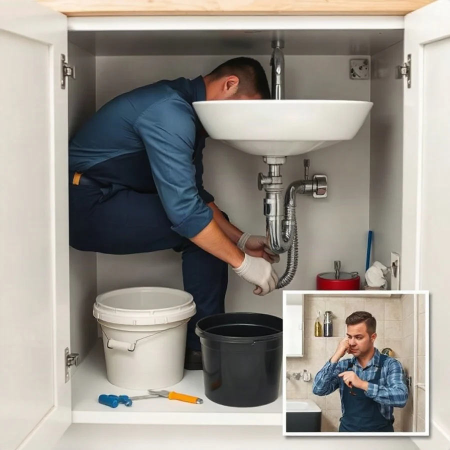 How Plumbers Clear a Clogged Bathroom Vanity Drain