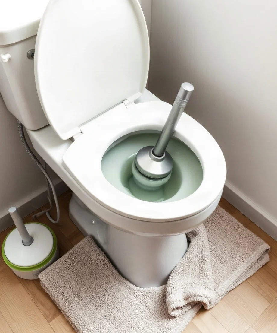 What to Do If the Toilet Overflows After Using a Plunger