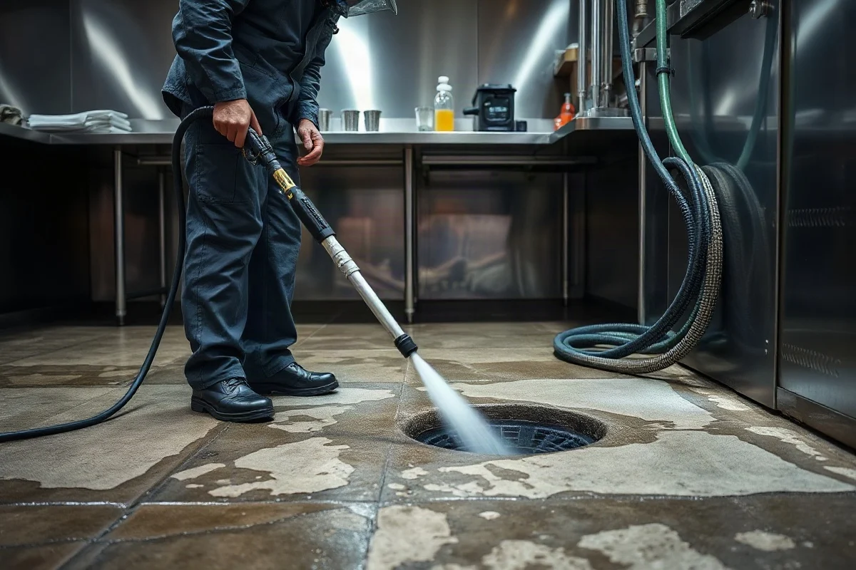 Hydro Jetting for Restaurant Floor Drains