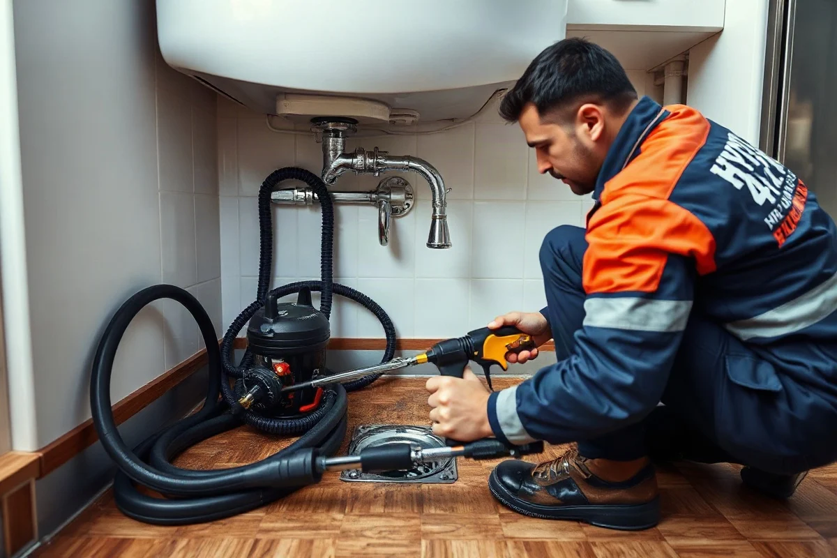 Hydro Jetting for Grease-Clogged Kitchen Drains