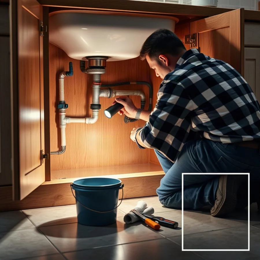How Plumbers Repair a Burst Pipe Under a Kitchen Sink
