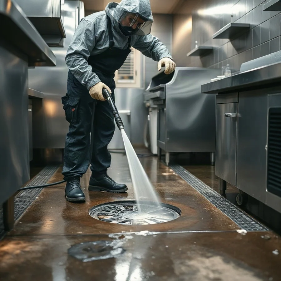 Hydro Jetting for Restaurant Floor Drains