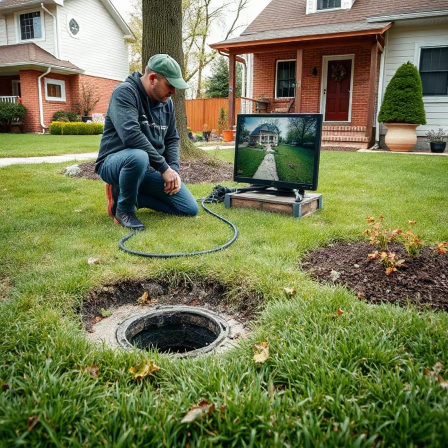 A Sewer Camera Inspection That Saved the Front Yard