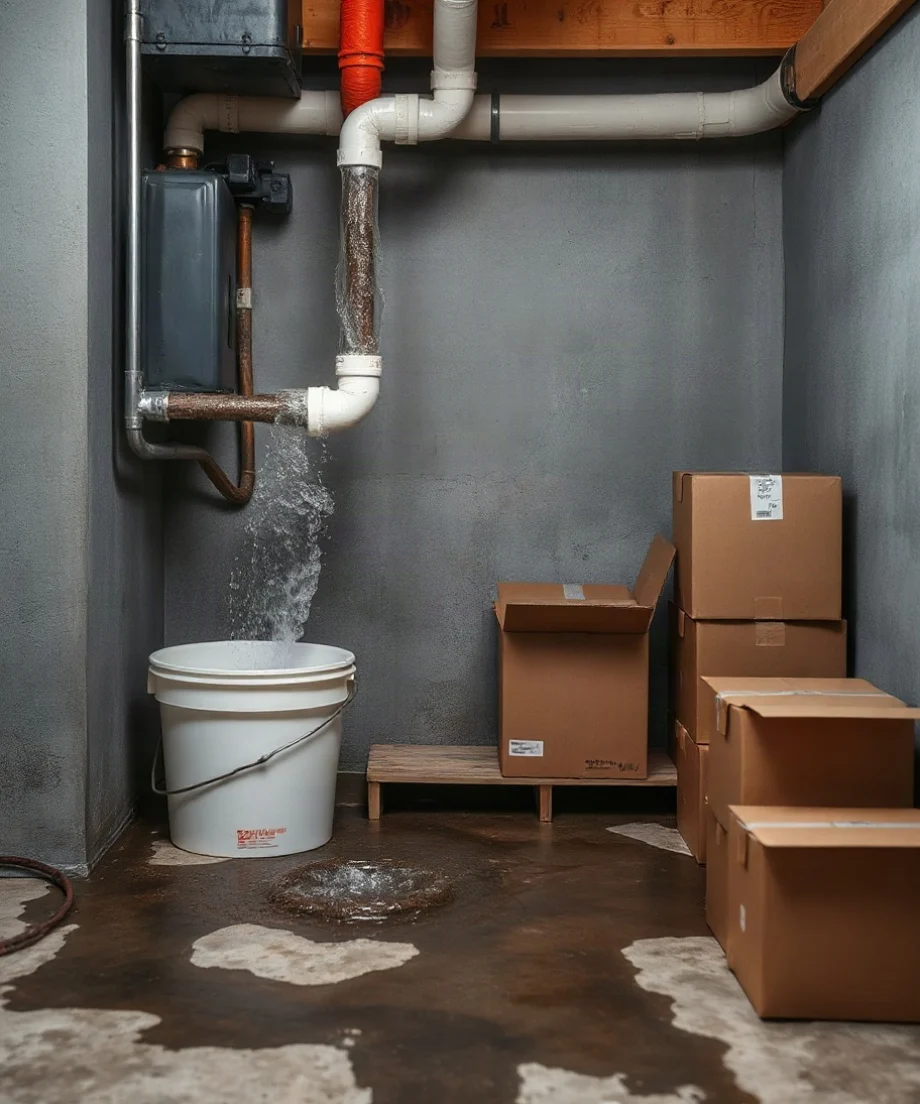How to Handle a Burst Pipe in an Unfinished Basement