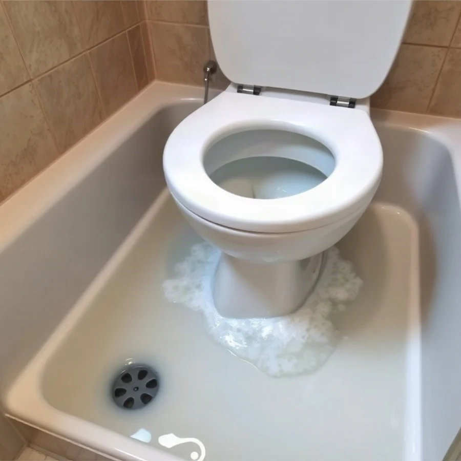Can a Blocked Sewer Line Cause a Toilet to Overflow?
