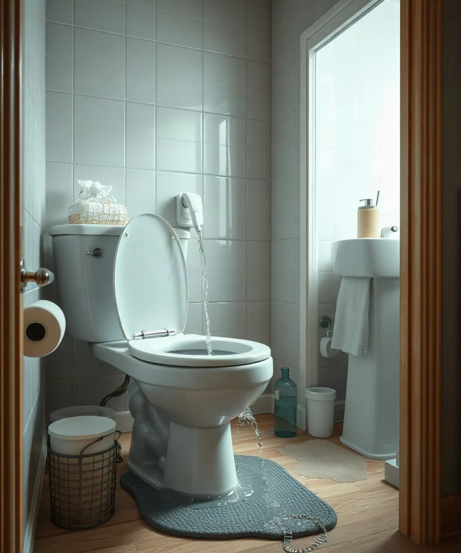 Why Does One Toilet Overflow When Another Toilet Is Flushed?