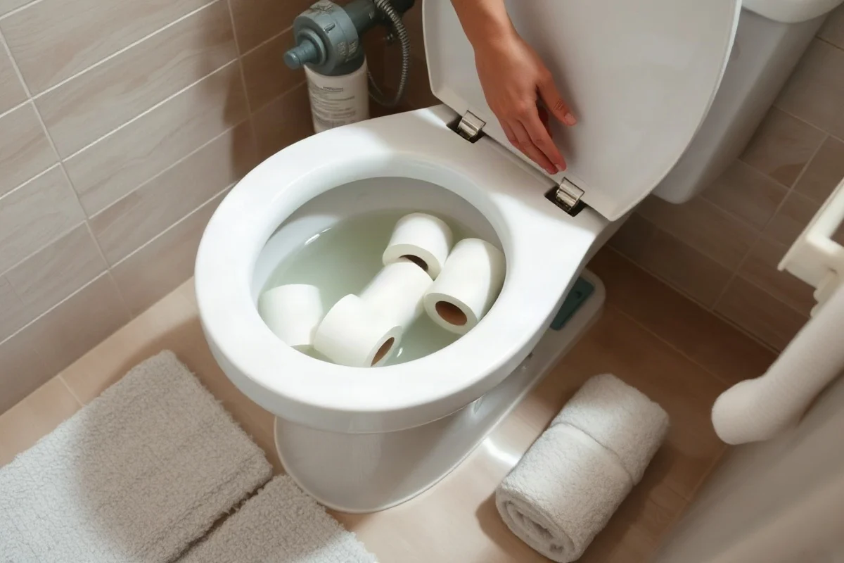Can Too Much Toilet Paper Cause a Toilet to Overflow?