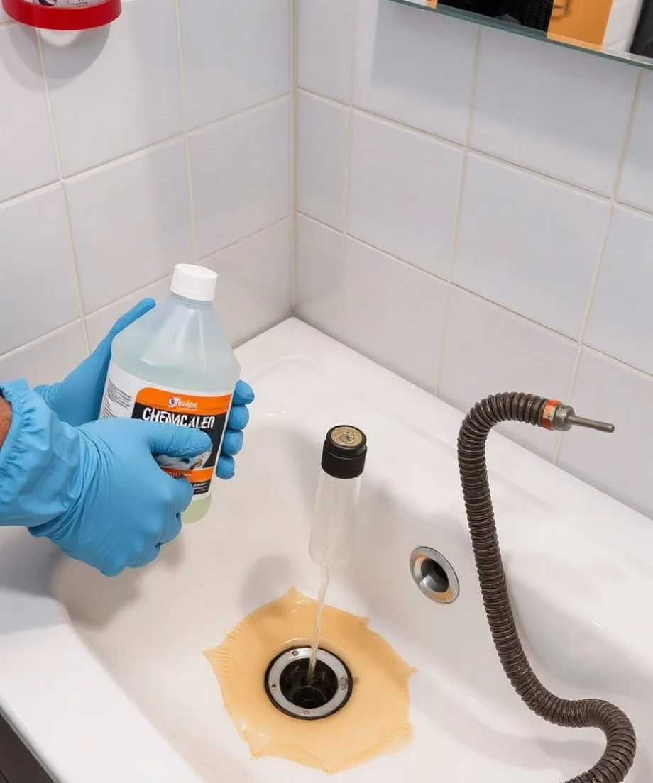 Chemical Drain Cleaner vs. Professional Snaking: Which Works Better?