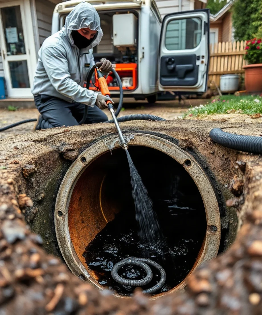 Hydro Jetting for Sludge in Drain Pipes