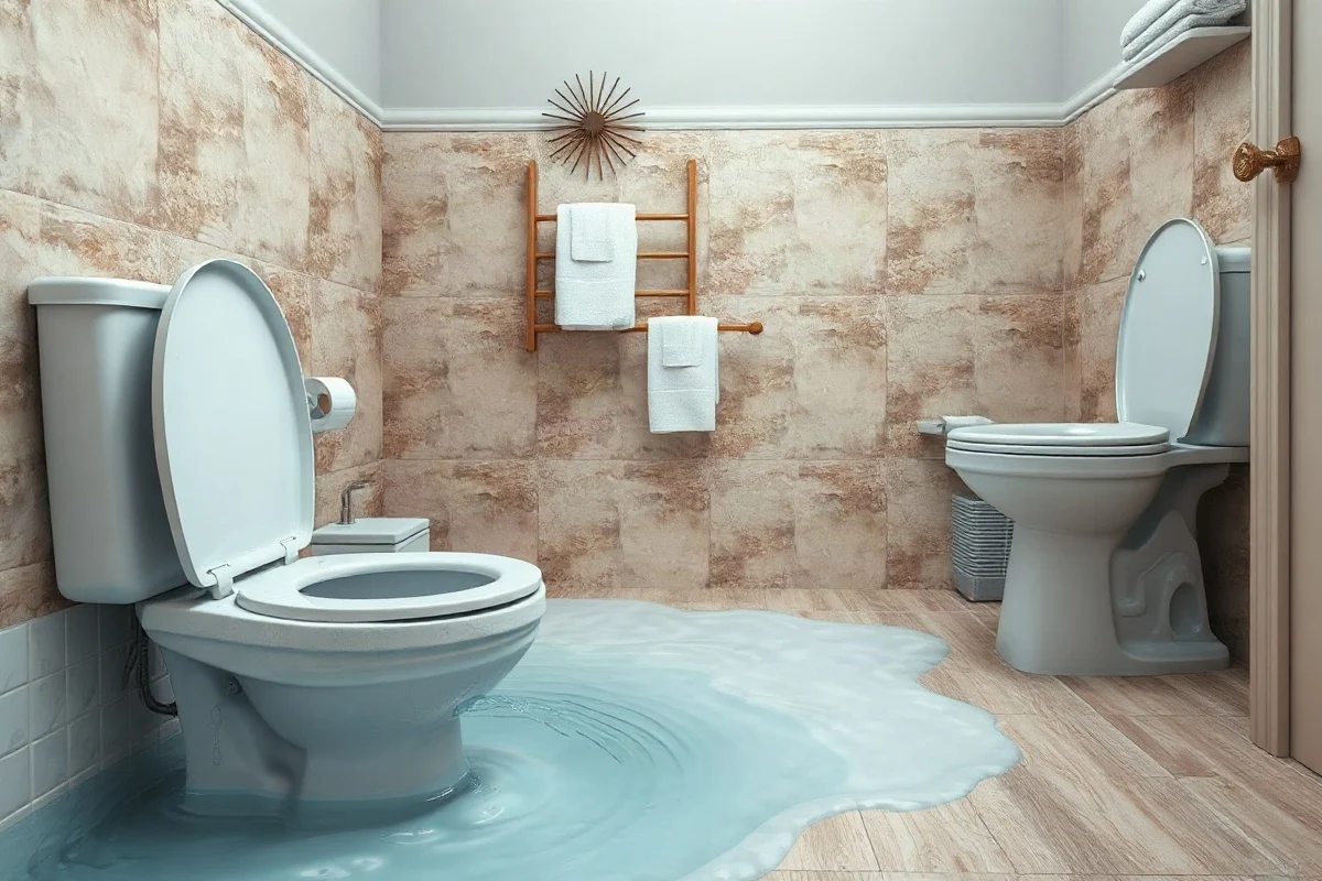Why Does One Toilet Overflow When Another Toilet Is Flushed?