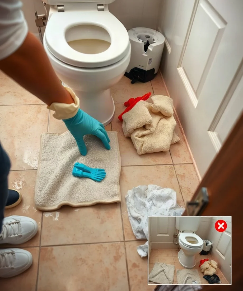 How to Clean Up Safely After a Toilet Overflow