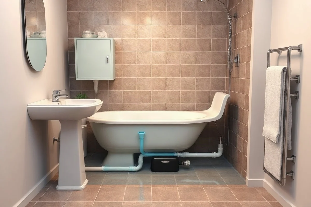 How Does Plumbing Work in a Bathroom?