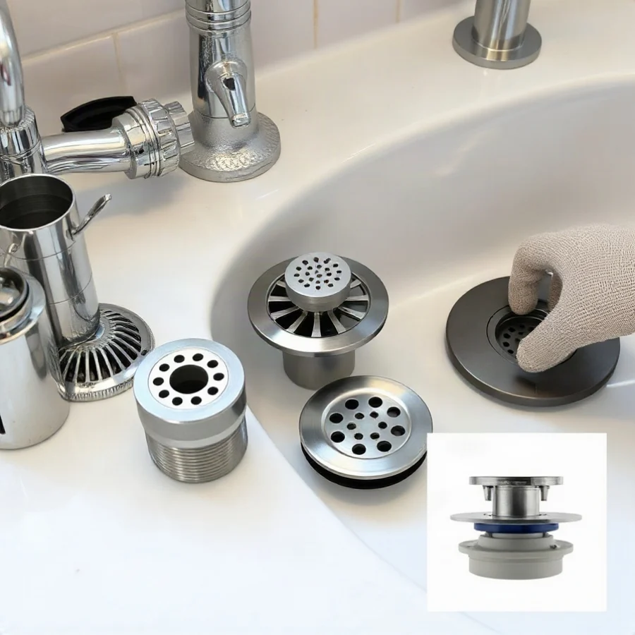 What Are the Common Types of Sink Drains?