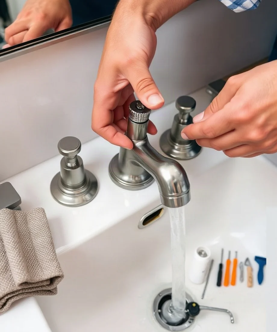 How to Fix a Leaky Faucet With Two Handles