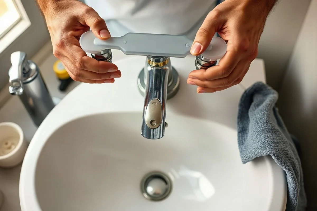 How to Fix a Leaky Faucet With Two Handles
