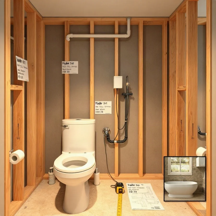 Bathroom Plumbing Rough-In Dimensions: A Practical Planning Guide