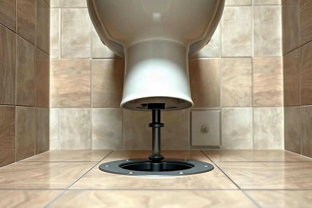 What Holds the Toilet Down to the Floor?