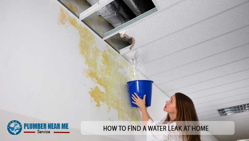 How To Find a Water Leak At Home