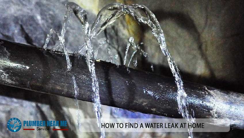 How To Find a Water Leak At Home